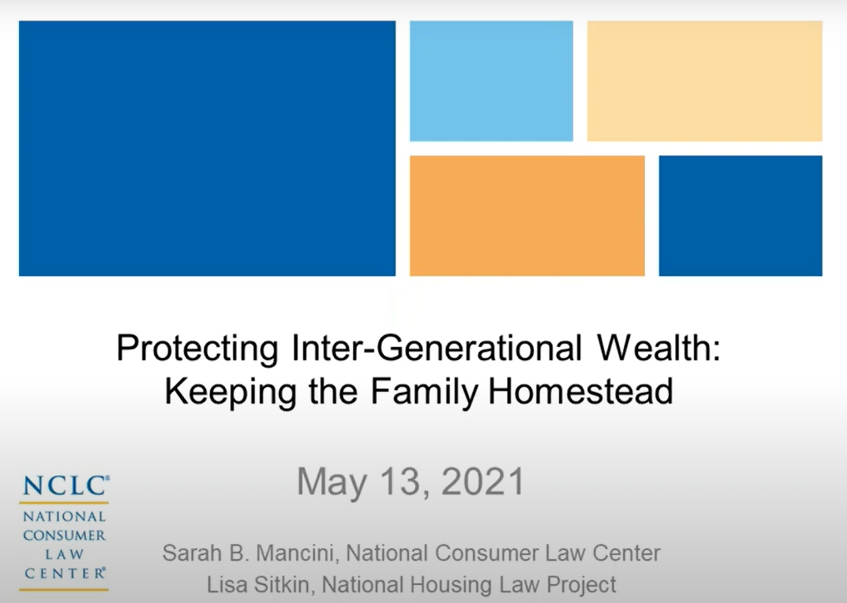 Thumbnail of Protecting Inter-Generational Wealth webinar 2021