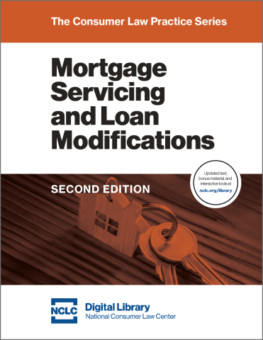 cover of the Mortgage Servicing and Loan Modifications treatise featuring an image of a set of keys 