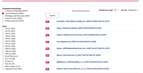 Thumbnail of Federal Court Decisions search result