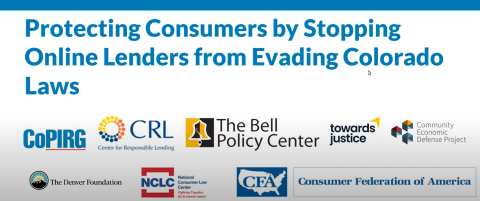 Thumbnail of Protecting Consumers by Stopping Online Lenders CO 2023