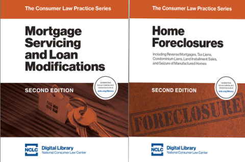 Image of Mortgage Servicing and Home Foreclosures covers