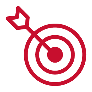 icon of a dart in a bullseye