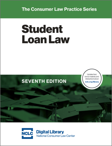 front cover of NCLC's Student Loan Law manual