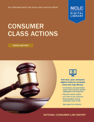 image of the Consumer Class Actions book cover