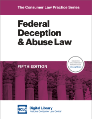 image of the front cover of NCLC's Federal deception and abuse law treatise