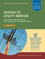 cover of the print edition of Access to Utility Service