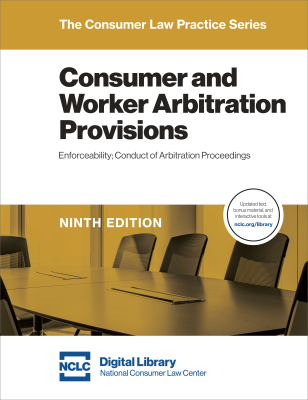 image of the front cover of Consumer and Worker Arbitration Provisions