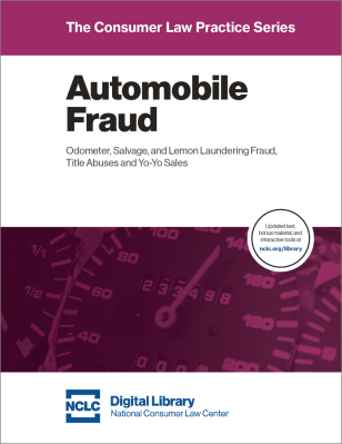 NCLC's Automobile Fraud treatise