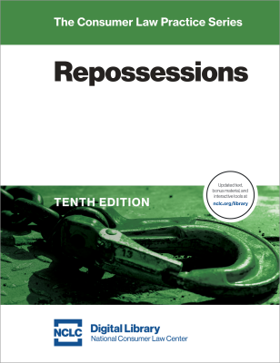front cover of the Repossessions tenth edition treatise, which features a tow hook on a white cover