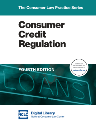 front cover of Consumer Credit Regulation